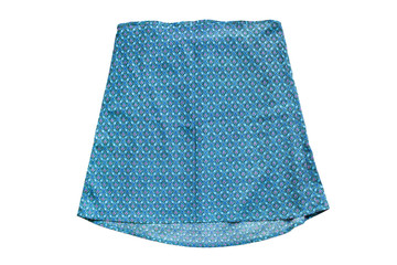 Silk skirt isolated