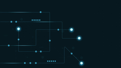 Abstract geometric connect lines and dots.Simple technology graphic background.Illustration Vector design Network and Connection concept.