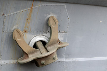 old iron anchor close up © Iveta