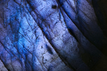 Macro detail labradorite