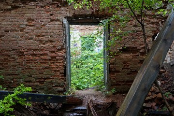 Innenaufnahme des Herrenhauses in Lupokhinka in der Oblast Leningrad bei Sankt Petersburg