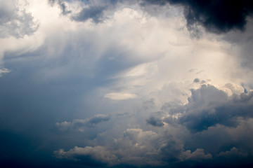 Storm clouds background, dramatic sky.