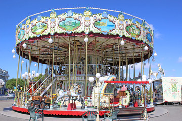 traditional merry-go-round carousel