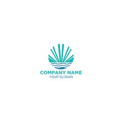 Aqua Culture Logo Design Vector