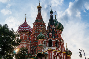 Fototapeta na wymiar St. Basil's Cathedral, Red Square, Moscow