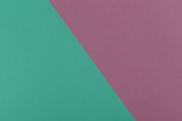Paper green, burgundy empty background, geometrically located. Color blank for presentations, copy space.