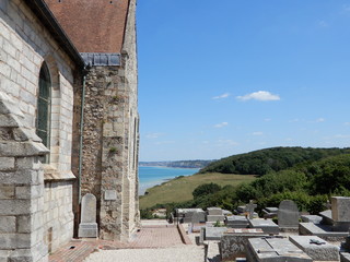 Fototapeta na wymiar Eglise de Vastérival, Seine-Maritime, Normandie, France