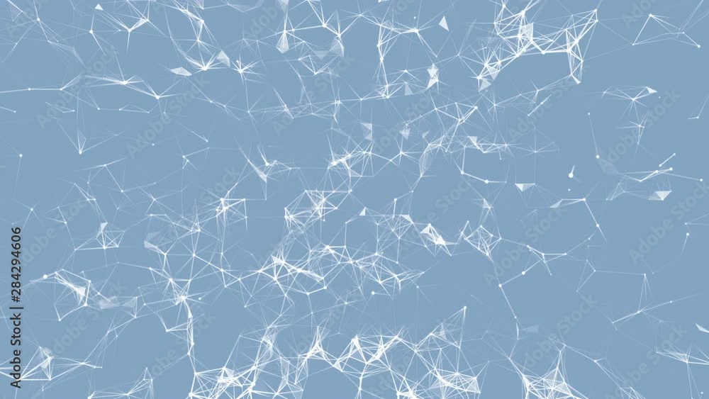 Poster connecting people on the internet, nodes transforming. abstract line lighting frame structure patter