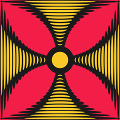 Squares and Geometric Shapes Pattern