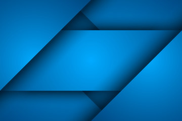 Abstract blue background, triangle overlay