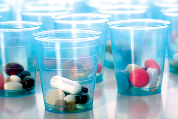 Medicine pills. Healthcare and pharmacy.