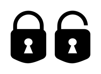 lock and unlock icon