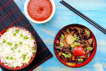 Chinese Style Beef in Black Bean Sauce