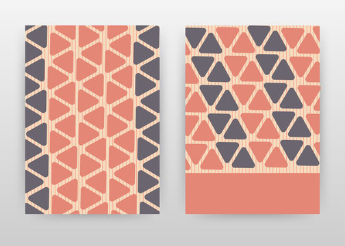 Red brown bique colored arrow seamless texture design for annual report, brochure, flyer, poster. arrow texture background vector illustration flyer, leaflet. Business abstract A4 brochure template.