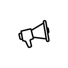 Campaign icon Marketing vector isolated on background. Trendy Megaphone symbol. Pixel perfect. illustration EPS 10. - Vector