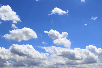 Himmel, Wolken, blau, weis, Wokenhimmel, Gebilde