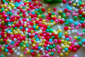 Naples Italy. A typical decorated panettone of the Neapolitan and Italian tradition.