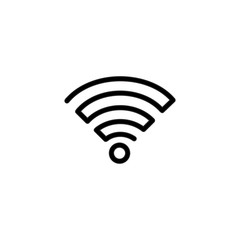 Wireless icon Signal vector isolated on background. Trendy Network symbol. Pixel perfect. illustration EPS 10. - Vector
