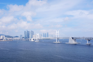 Gwangan Bridge (Diamond Bridge) in Busan, South Korea