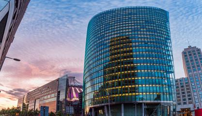 Potsdamer Platz in Berlin at night