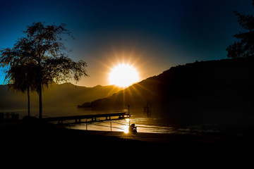 Sonnenuntergang in Luzern
