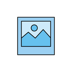 picture file format isolated icon