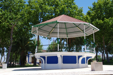 portuguese bandstand, Borba village, Portugal