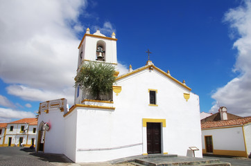 Church of Amareleja village, Alentejo, Portugal