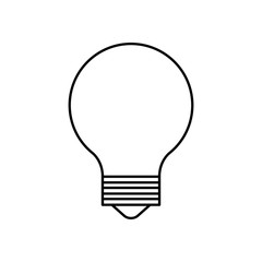 bulb light idea think icon