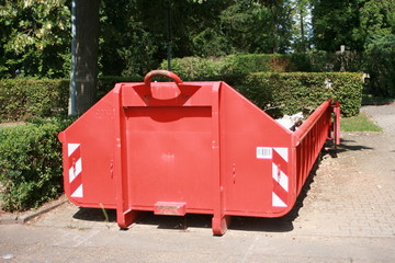 Absetzmulde, Schuttcontainer