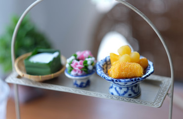 Thai sweet dessert for eating 