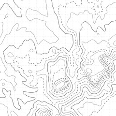 Topographic map. Topographical background. Linear graphics. Vector illustration.