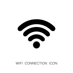 Internet Connection Sticker Logo Design Template