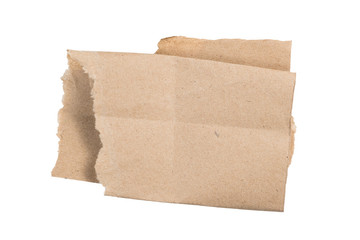 Piece of Packaging Brown Paper