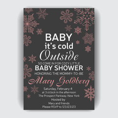 Invitation card for Baby Shower