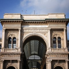Fototapeta premium Milan shopping gallery. Landmark of Lombardy, Italy.