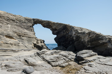 城ヶ島 馬の背洞門