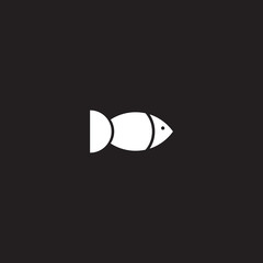 Fish logo icon design vector template