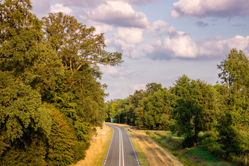 The N346 is a 45 kilometers long Dutch provincial road located in the provinces of Gelderland and Overijssel between the towns of Zutphen and Hengelo. The photo is taken from a bridge near Delden