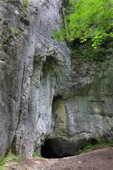 Entrance to the cave Dziura in Polish Tatra Mountains