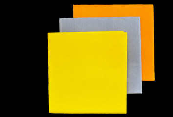 Fabric multi-color isolated with background.