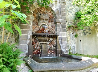 La fontaine au mascaron, Royat, Puy-de-dôme, France