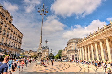 Bordeaux landmarks, France - obrazy, fototapety, plakaty