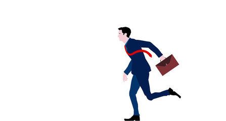 uomo d'affari, successo, affari, lavoro, lavorare, corsa, correre