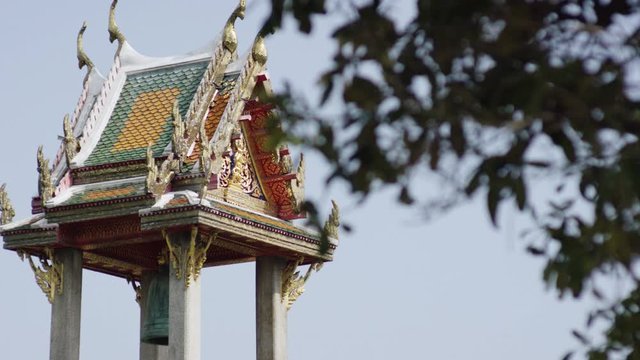 Temple tower in Thailand Bankok - Tempel Turm in Thailand Bankok 4k PRORES Footage