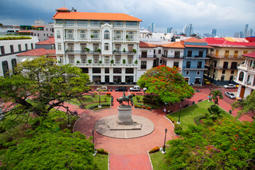 Casco Viejo the historical part of panama City in Panama