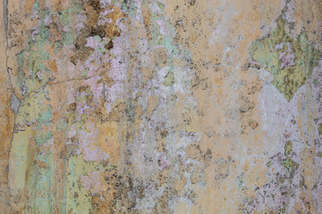 Old Weathered Damaged Concrete Wall Texture