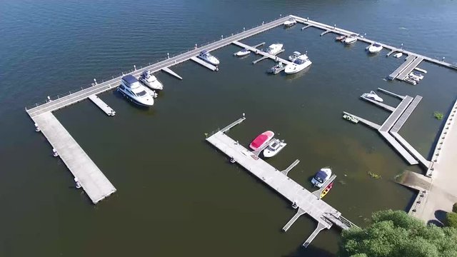 Moskow, Russia - MAY 15, 2018 amphibious vehicle , WaterCar Panther , Red Car , swimming on the river by car