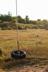 swing wheel in the field