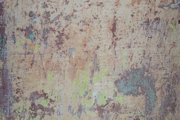 Tableaux ronds sur plexiglas Vieux mur texturé sale Old Weathered Damaged Concrete Wall Texture